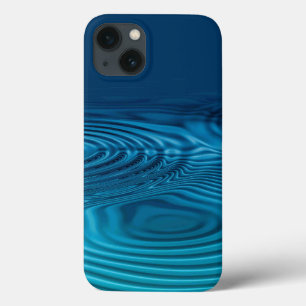 Aqua Blue Ripples Case-Mate iPhone Hülle