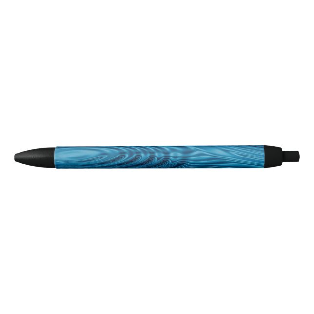 Aqua Blue Ripples Kugelschreiber (Vorderseite)