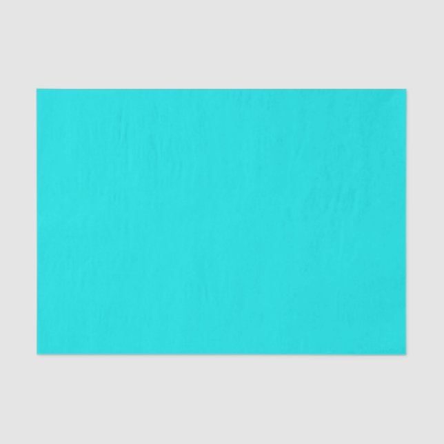 Aqua Blue Seidenpapier (Vorderseite)