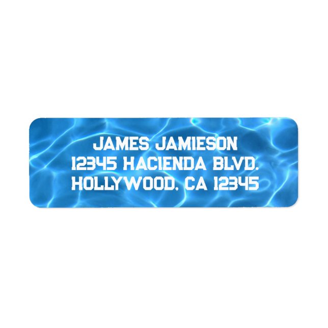 Aqua Blue Swimming Pool Foto Sport (Vorne)