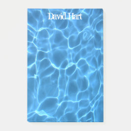 Aqua Blue Swimming Pool Post-it Klebezettel