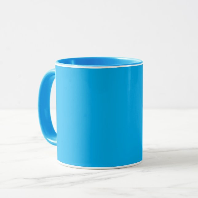 Aqua Blue Tasse (Vorderseite Links)