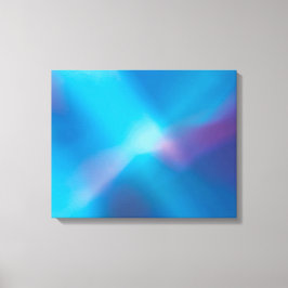 Aqua Blue Violet Glühlicht #1 Abstrakte Leinwand