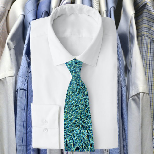 Aqua Blue Water Krawatte (Von Creator hochgeladen)