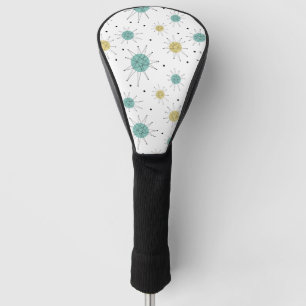 Aqua Blue Yellow Franciscan Sternexplosion Mitte d Golf Headcover
