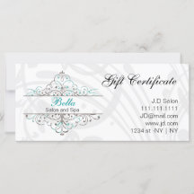 Aqua Blühe Personalisierte Business Stationery