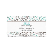 Aqua Blühe Personalisierte Business Stationery