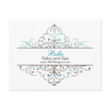 Aqua Blühe Personalisierte Business Stationery