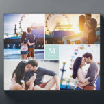 Aqua Box Zeitlose Monogram Wedding Foto Easel Fotoplatte<br><div class="desc">Mit Fett*fa*tin entworfen. Einfach mit eigenen Texten,  Fotos oder Bildern anpassen. Für individuelle Anfragen wenden Sie sich bitte direkt an fat*fa*tin. Es gelten benutzerdefinierte Gebühren. www.zazzle.com/fat_fa_tin www.zazzle.com/color_therapy www.zazzle.com/fatfatin_blue_knot www.zazzle.com/fatfatin_red_knot www.zazzle.com/fatfatin_mini_me www.zazzle.com/fatfatin_box www.zazzle.com/fatfatin_design www.zazzle.com/fatfatin_ink</div>