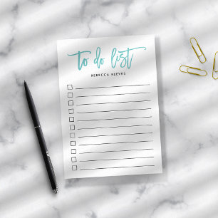 Aqua Brush mit Personalisierter Aufschrift Post-it Klebezettel