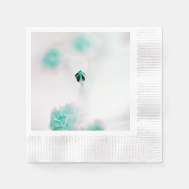 Aqua Bud Paper Napkin Serviette (Vorderseite)