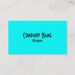 Aqua Business Card Visitenkarte