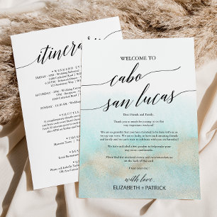 Aqua Cabo San Lucas Begrüßungsschreiben und Anreis