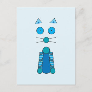 Aqua CAT Postkarte
