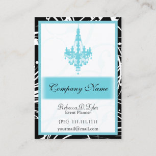 Aqua Chic Business Cards Visitenkarte