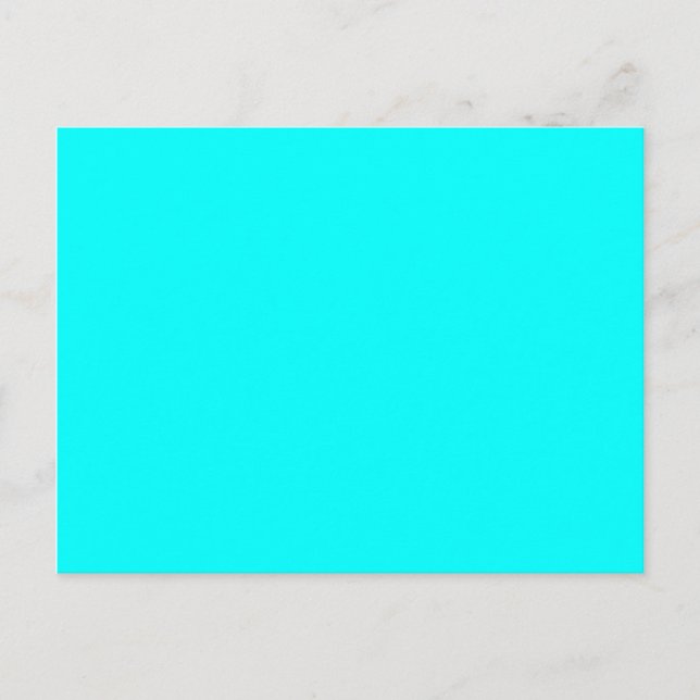 Aqua Color Background Postkarte (Vorderseite)