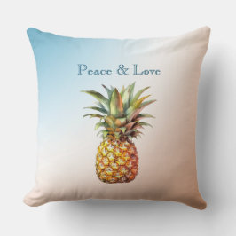 Aqua Cream Happy Tropical Pineapse Kissen