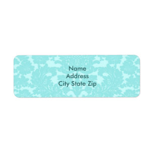 Aqua Damask