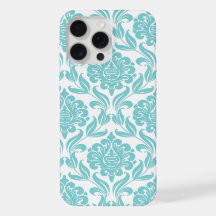 Aqua-Damask-Muster