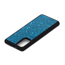 Aqua Dark Crystal Samsung Galaxy S20+ Phone Case
