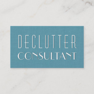 Aqua DECLUTTER CONSULTANT Simple Style V08 Visitenkarte