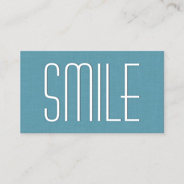 Aqua DENTIST Simple Style V63C Visitenkarte (Vorderseite)