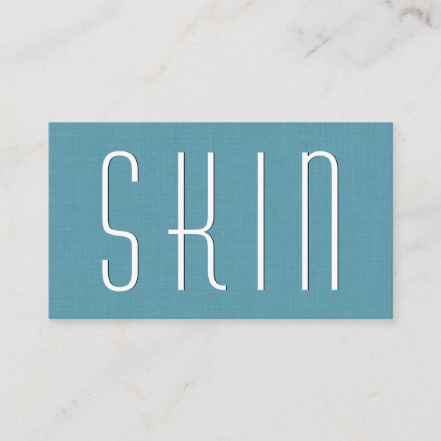 Aqua DERMATOLOGIST Simple Style V63D Visitenkarte (Vorderseite)