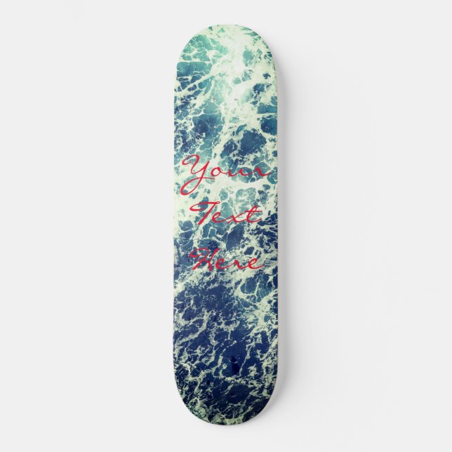 Aqua Design Personalised Custom Skateboard Deck (Vorderseite)