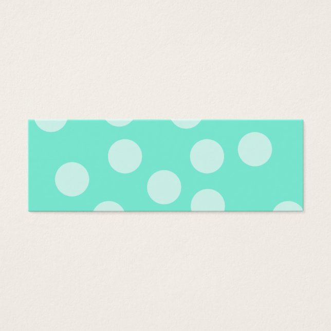 Aqua Dotty Muster. (Vorderseite)