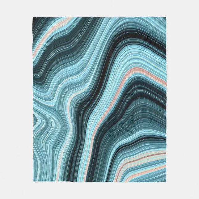 Aqua Drift Fleecedecke (Vorderseite)