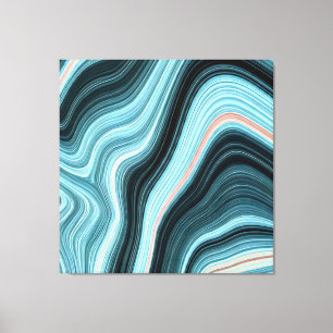 Aqua Drift Leinwanddruck