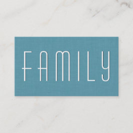 Aqua FAMILIY COUNSELOR Simple Style V39 Visitenkarte