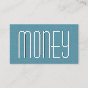 Aqua FINANCIAL PLANNER Simple Style V46 Visitenkarte