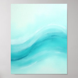 Aqua Flow Poster
