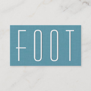 Aqua FOOT REFLEXOLOGY Simple Style V63D Visitenkarte