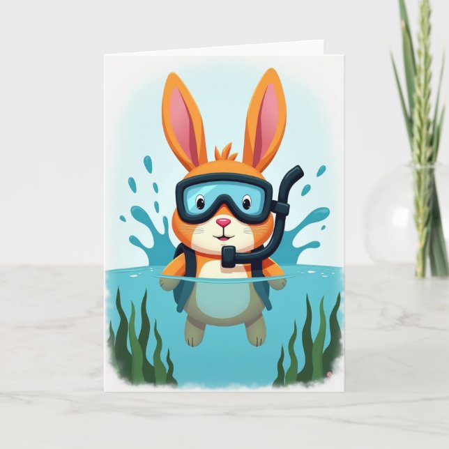 Aqua-Freund-Aventüre-Karte Karte (Vorderseite)