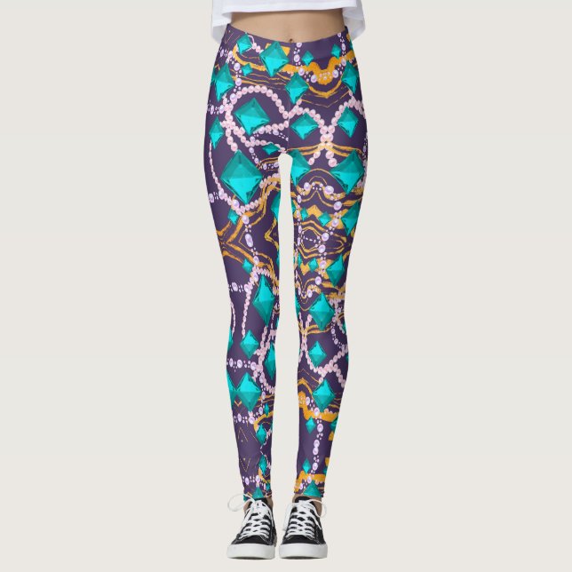 AQUA GEMS LEGGINGS (Vorderseite)