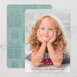 Aqua Geschenk Muster Foto Vorlage Weihnachten