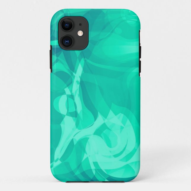 Aqua Glass iPhone Case (Rückseite)
