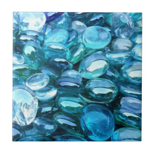 Aqua Glass Stones Fliese