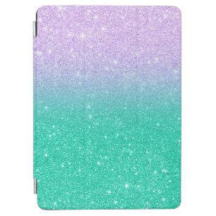 Aqua-Glitter ombre Steigung der Meerjungfrau lila iPad Air Hülle
