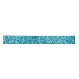 Aqua Glitz Glitzer Sparkle Satinband