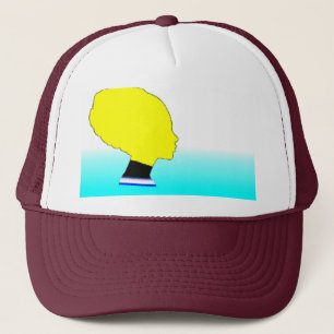 Aqua Glow Profile – Pop Art Trucker Cap Truckerkappe