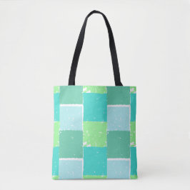 Aqua Green Mint Farbmuster Tasche