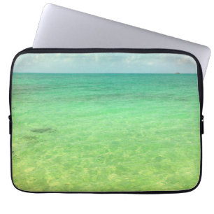 Aqua Green Ozean   Turks- und Caicos-Foto Laptopschutzhülle