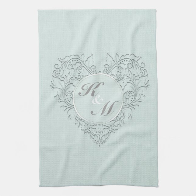 Aqua HeartyChic Küchentuch (Vertikal)