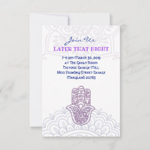 Aqua HEMSA Party Card für Beth Option#3 Einladung