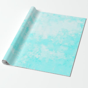 Aqua Himmel Geschenkpapier