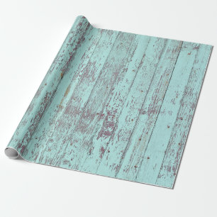 Aqua-Holz-Verpackungspapier Geschenkpapier