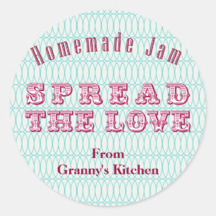 Aqua Homemade behält Canning Stickers bei